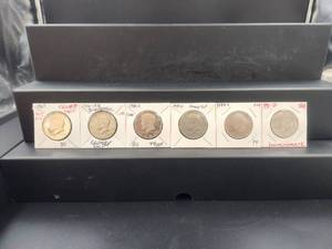 lot 74 image: Selection of Kennedy Half Dollars - 1967, 76, 80 S&D, 98, and 1991