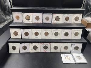 lot 143 image: Generous selection of Jefferson Nickels - 1966-2005
