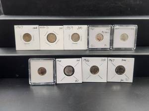 lot 154 image: Selection of Rosevelt dimes - 1947-1967