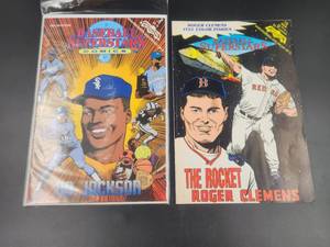 lot 55 image: Selection of Baseball Superstar comics - Bo Jackson and Roger Clemens
