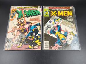 lot 64 image: Selection of 2 vintage Marvel X-Men comics