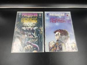 lot 84 image: Selection of 2 Dark Horse Comics - Predator vs. Robot Fighter