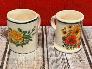 lot 14 image: Two 19th to Early 20th Century Antique Shaving Mugs
