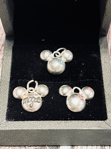 lot 31 image: Three .925 Sterling Silver Disneys Mickey Mouse Pendants