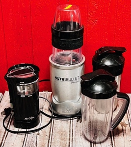 lot 60 image: NutriBullet 1000 Watt PRIME Edition &amp Mr. Coffee Coffee Mill