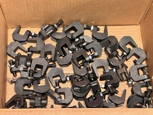 lot 64 image: Box with Approximately 45 Anvil International Beam Clamps