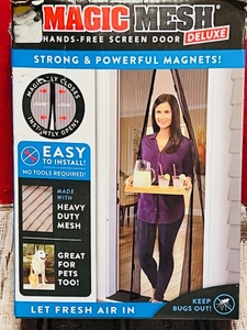 lot 110 image: Magic Mesh Hands-Free Screen Door
