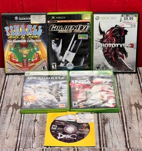 lot 118 image: Six Video Games from Assorted Nintendo Consoles - Including Prototype 2 for XBOX 360&nbsp