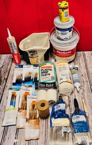lot 147 image: Lot of New Painters &amp Repair Supplies