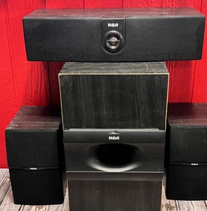 lot 152 image: RCA RT 2280 Surround Sound Speakers