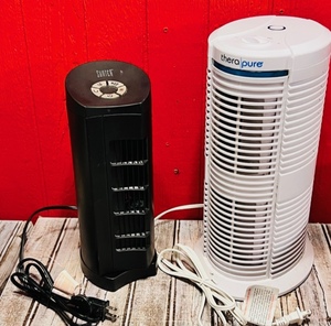 lot 155 image: Sumter Electric Oscillating Fan &amp Envion Air Purifier W UV Light