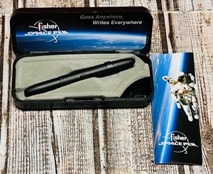 lot 169 image: Fisher Writes Everywhere Space Pen #400H-237 Made From Tungsten Cerakote