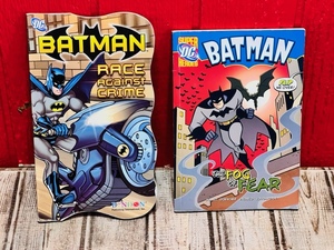 lot 184 image: DC Batman Race Against Crime &amp DC Super Heroes Flip w Batman &amp Superman