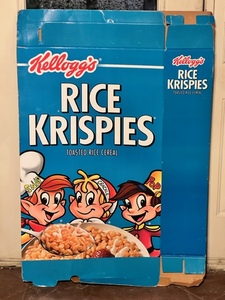 lot 187 image: Giant Foldable Advertising Kelloggs Rice Krispies Box