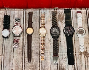 lot 201 image: Lot of 7 Mens Fashion &amp Practical Watches