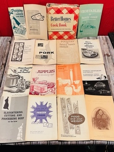 lot 209 image: 15 U. S. Department Of Agriculture Home and Garden How To Bulletins 1957-1976 &amp 1946 Better Homes and Gardens Cook Book