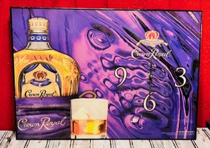 lot 257 image: Crown Royal Advertising Clock