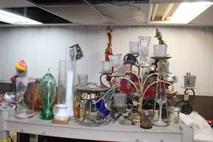 lot 96 image: Various Candle Holders and more