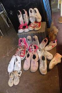 lot 181 image: Variety of Girls shoes in Styles, Colors, and Sizes showm