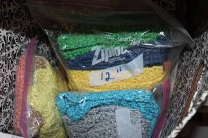 lot 232 image: Large Quantity of unused  Infant Head bands and Hats, you can add bows to these