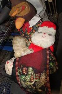 lot 60 image: Holiday Stuffed Toys as shown