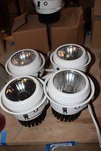 lot 75 image: Unused 4 LED Light Fixtures Pictured as Shown