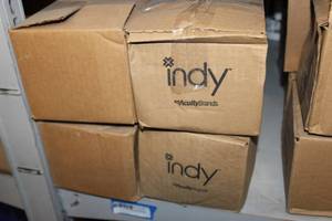 lot 135 image: Unused 4 Indy Light Fixtures. White in color