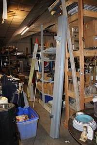 lot 210 image: Large Grey Flouresant Light Fixture