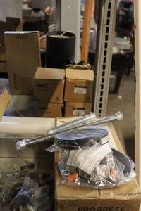 lot 136 image: Unused 3 Progress Lighting Fixture Stem mounts