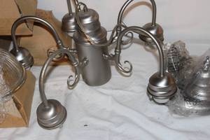 lot 170 image: UNUSED Hanging Light Fixture as shown in picture