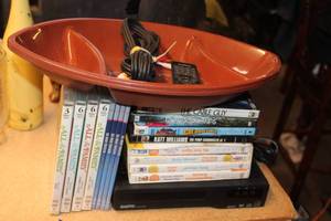lot 245 image: DVD Player and Movies