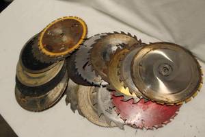 lot 262 image: Circular Saw Blades 7 14 Various Types of Blades