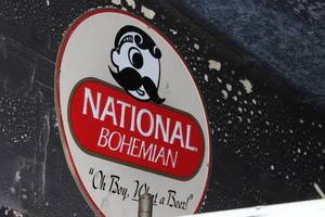 lot 354 image: Vintage National Bohemian Sign