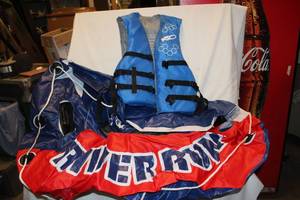 lot 437 image: Life Jacket and Boating Tube