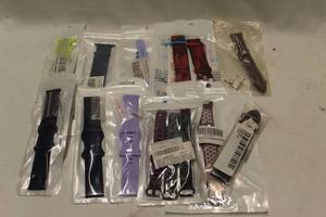 lot 485 image: Replacement Bands for Activity TrackersSmart Watches, and Regular Watch Bands