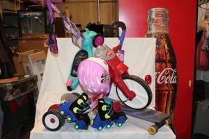 lot 506 image: Toddler Toys With Wheels, Radio Flier and other items as shown