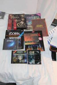 lot 55 image: Strategy Guides and Games 11th Hour, Zork, Buried in Time, Timelapse