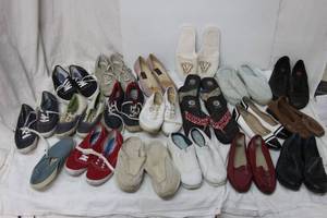 lot 93 image: Womens Shoes Size 6.5, Sandals, Slippers, flats, Keds