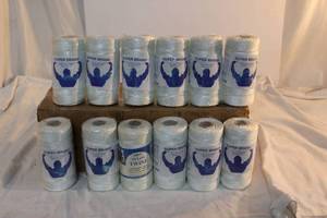 lot 107 image: Super Brand Nylon Twine rolls in White (unopened)