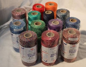 lot 91 image: Nylon Twine in various colors (some are unopened)