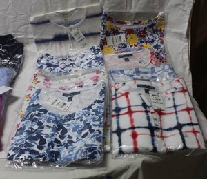 lot 84 image: Womens Clothes Tops still in packages Karen Scott, and Style&co brands size L