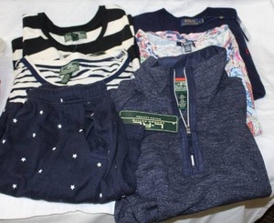 lot 147 image: Womens Clothes Lauren, Chaps, Polo sweater some with tags