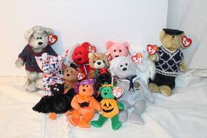 lot 152 image: TY Beanie Babies with tags