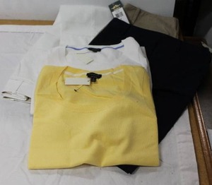 lot 164 image: Womens Clothes Talbots tops size M, Lauren and Talbots shorts size 10, Talbots pants size 10
