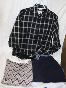 lot 166 image: Womens Clothes (2) Talbots tops, Liz jeans size 6 and more