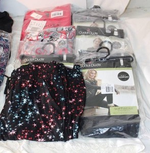 lot 170 image: Womens Clothes Cuddl Duds shirts and pants size L SIP, Talbots sweater L SIP, Leggins