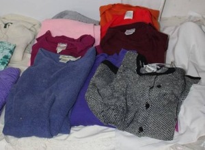 lot 232 image: Womens Clothes Tops size M, Sweatshirts and sweatpants size M