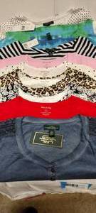 lot 273 image: Womens Clothes Size L Lauren and White Stag tops