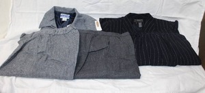 lot 249 image: Womens Clothes Liz pin-stripe pant suit size 6, Pendleton Tweed outfit size 6