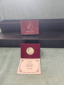 lot 101 image: 1982 Commemorative Half Dollar Proof - 90% Silver